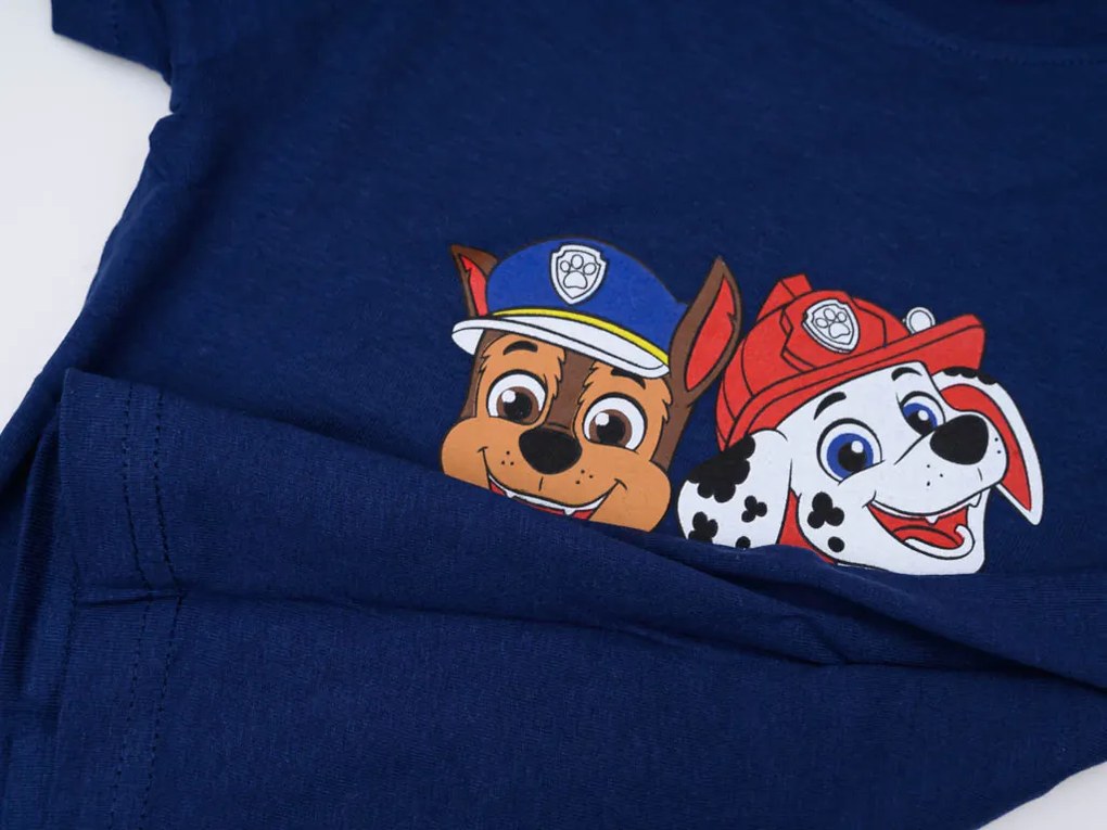 Gyermek póló 2 db PAW PATROL kék/szürke - különböző méretekben Méret: 122 - 128