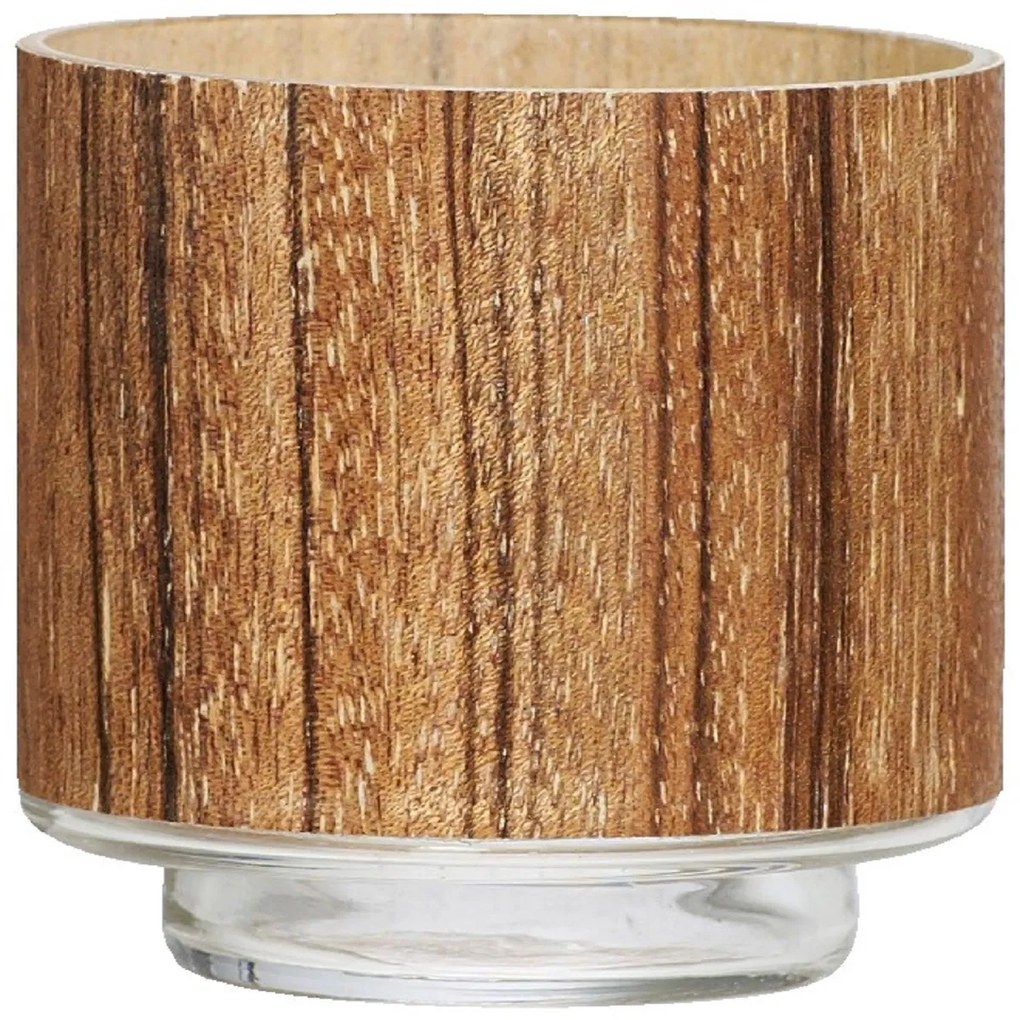 BOLSIUS GLOW barna teafényes gyertyatartó