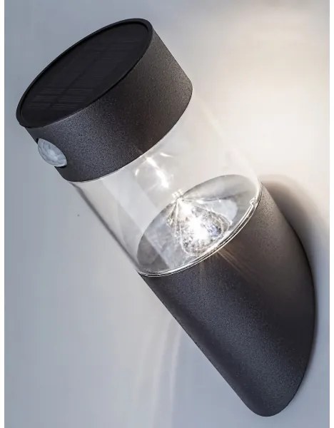 Rabalux 77015 - LED Napelemes lámpa érzékelővel KAPUAS LED/1,5W/3,7V IP44