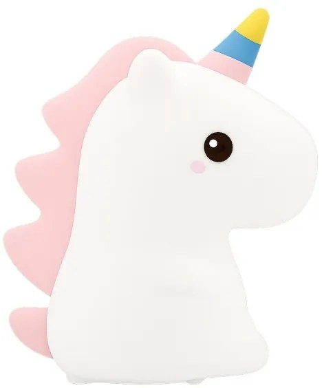 LED RGBW, fényerőszabályozható, újratölthető gyermek éjszakai lámpa UNICORN LED/1W/5V 1200 mAh
