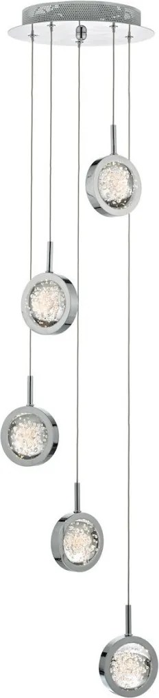 Dar Lighting LIVIA LIV0550 Függőlámpa 5x4W/LED 3000K 1247LM IP20