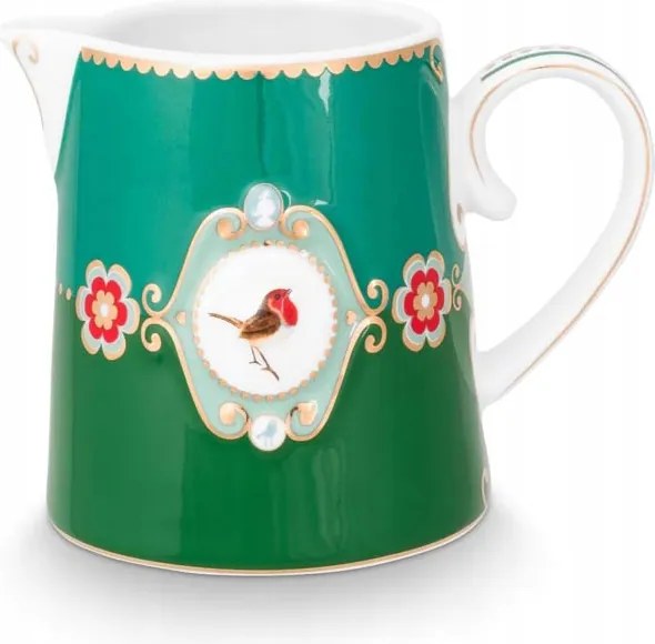 Love Birds Medallion Emerald-Green kancsó, 270 ml