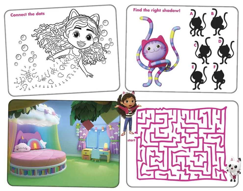Gabi babaháza Cats Super matrica szett játékkal