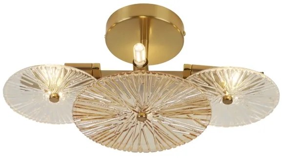 Searchlight 88210-6BZ - Fali lámpa WAGON WHEEL 6xG9/33W/230V réz