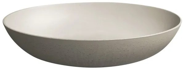 Sapho - Pultlapra ültethető mosdó FORMIGO 60x40 cm beton/bézs