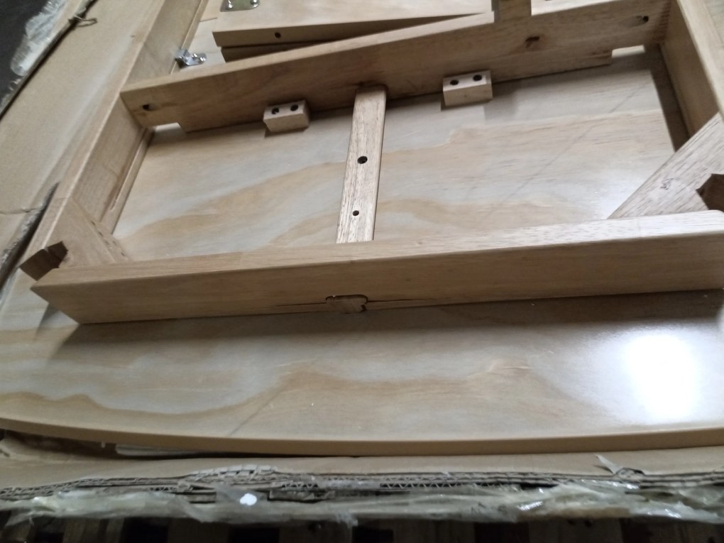 AKCIÓ Étkezőasztal tölgy dekor asztallappal BRANDO 120(160)x80, kihúzható II. osztály