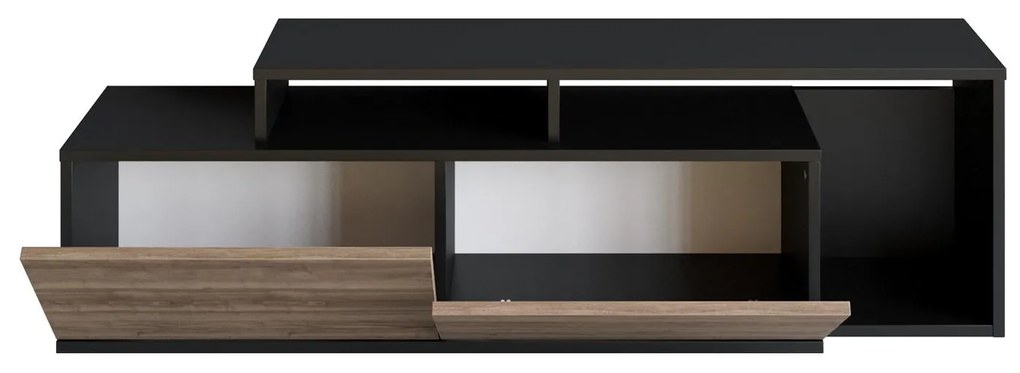 TV asztal/Szekrény Neru (fekete + dió) . 1102388