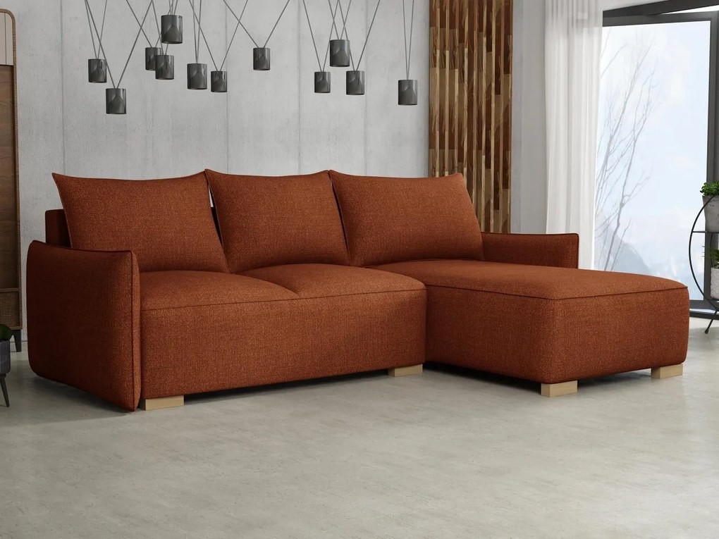 Sarokkanapé Gryfit L (narancssárga) (tárolóhellyel). 1105097