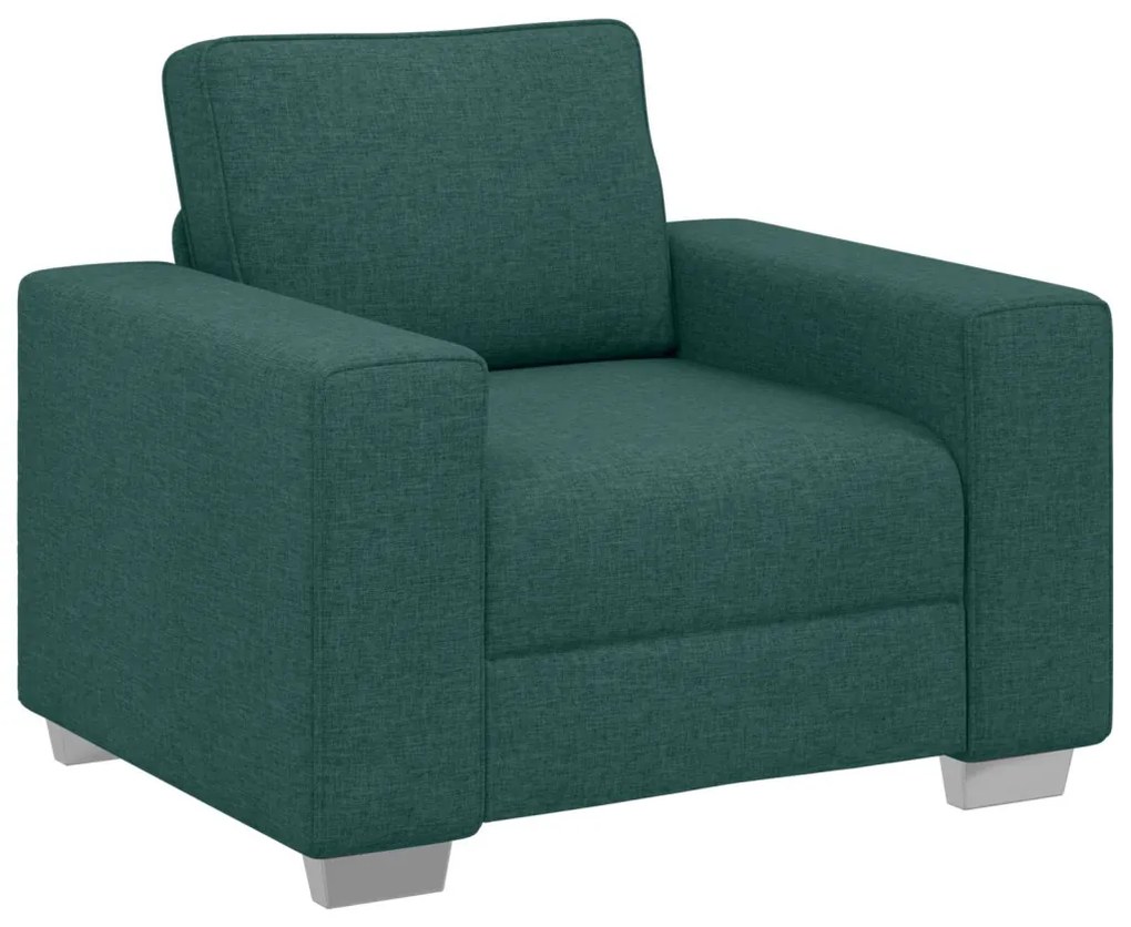 Fotel Sötétzöld 59 cm Textil