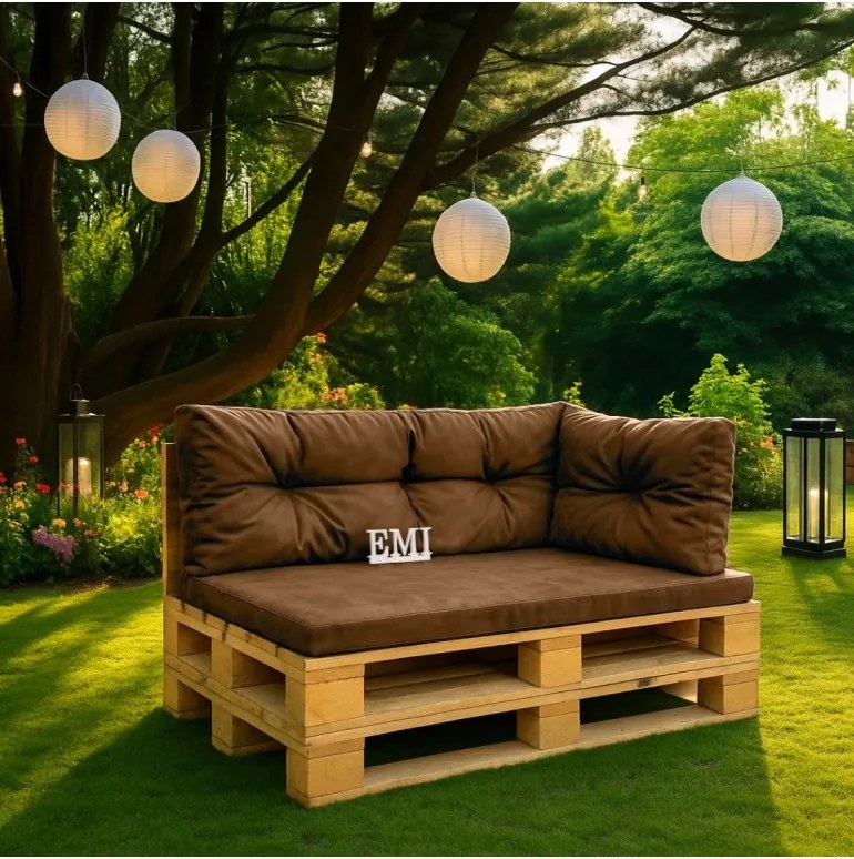 EMI kerti raklap párna szett 3db barna