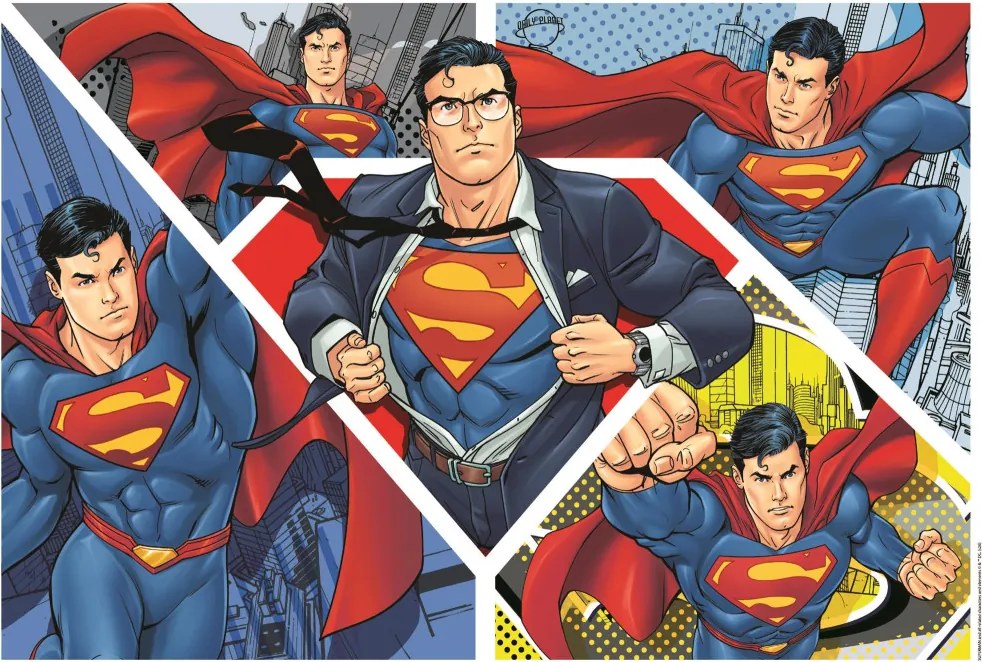 Superman Comic Legends 104 db-os maxi puzzle Clementoni