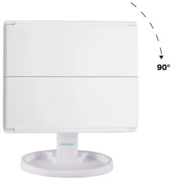 Beper - Sminktükör LED-világítással 4xAAA/5V