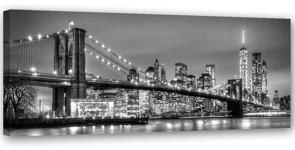 Gario Vászonkép Brooklyn híd Méret: 90 x 30 cm