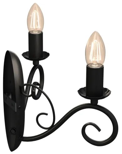 Fali lámpa MAURO 2xE14/60W/230V