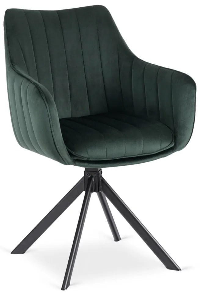 Forgó Étkezőszék Zöld Színben. MUMBAI