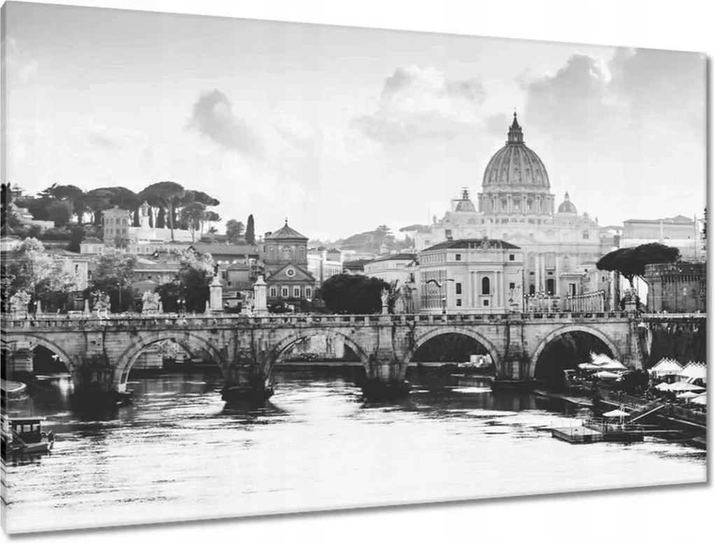 Festmények 120x80 Róma Vatikán panoráma