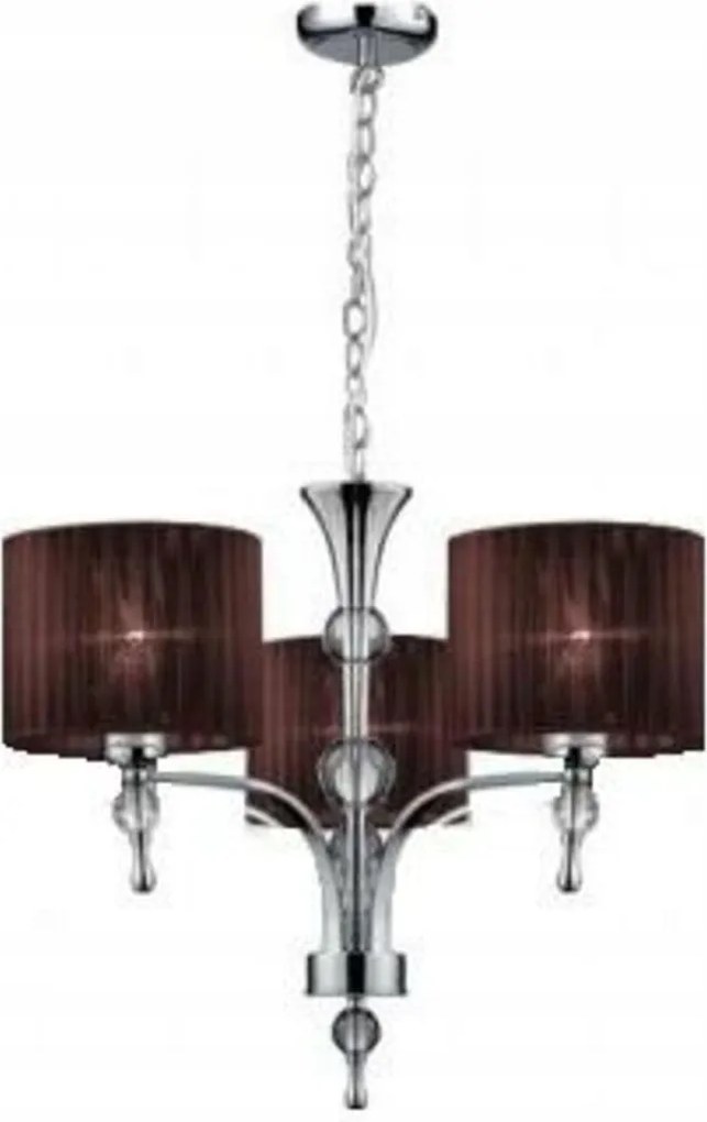 AZzardo Impress függőlámpa barna AZ2900 E27 3x50W IP20 50cm barna