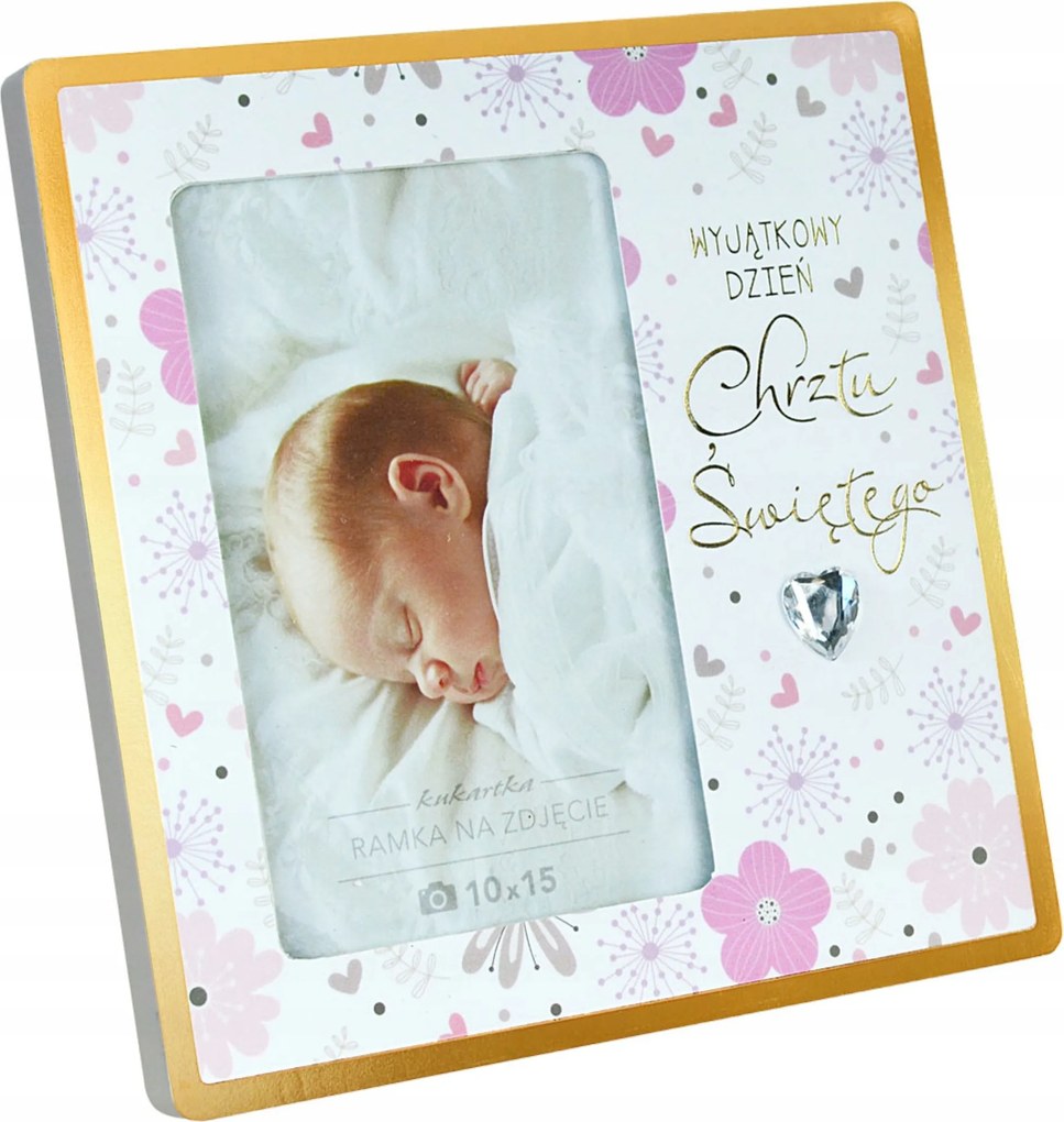 Keresztelő Ajándék Lány Gyerek Ajándék Képkeret 15x10