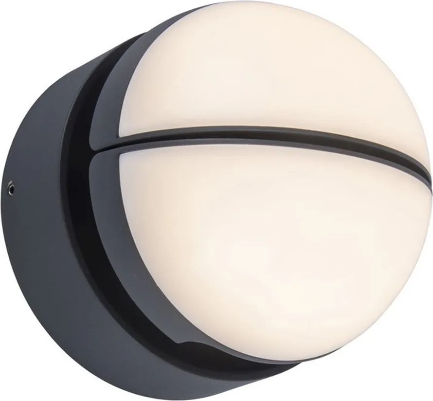 LUTEC 5199001118 EKLIPS Modern Kültéri Fali Lámpa Antracit LED IP44
