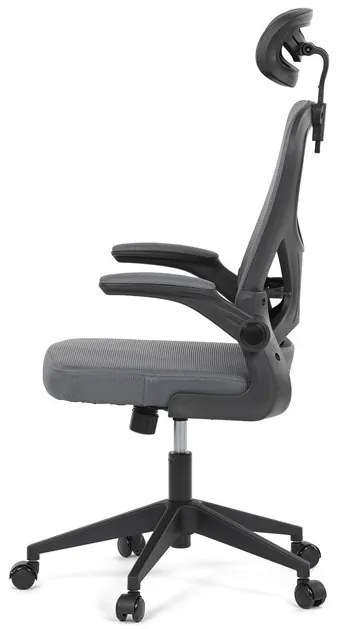 Irodai forgószék hintamechanikával, szürke kárpittal. KA-K2021 GREY