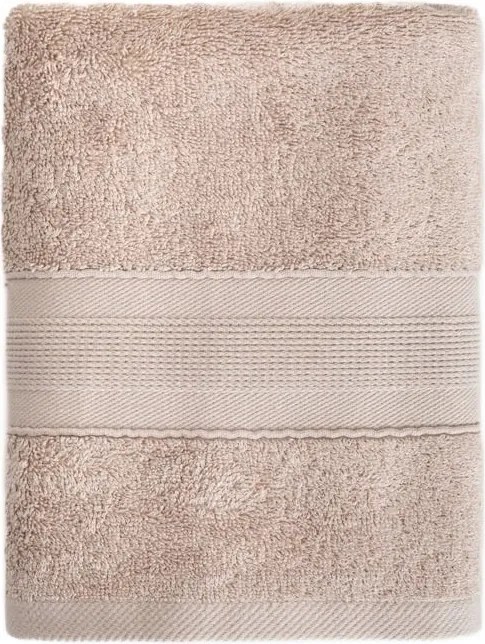 Bamboo törölköző bézs bambusz keverékkel 50x90 cm Homla