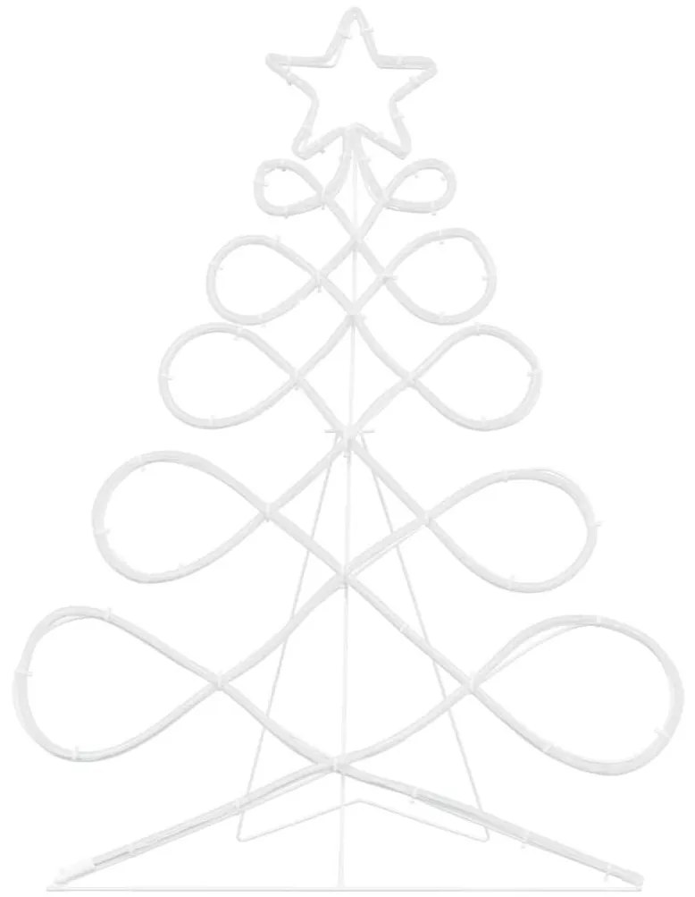 Karácsonyi Fa Forma Világítás Sokszínű 80 x 56 cm PVC