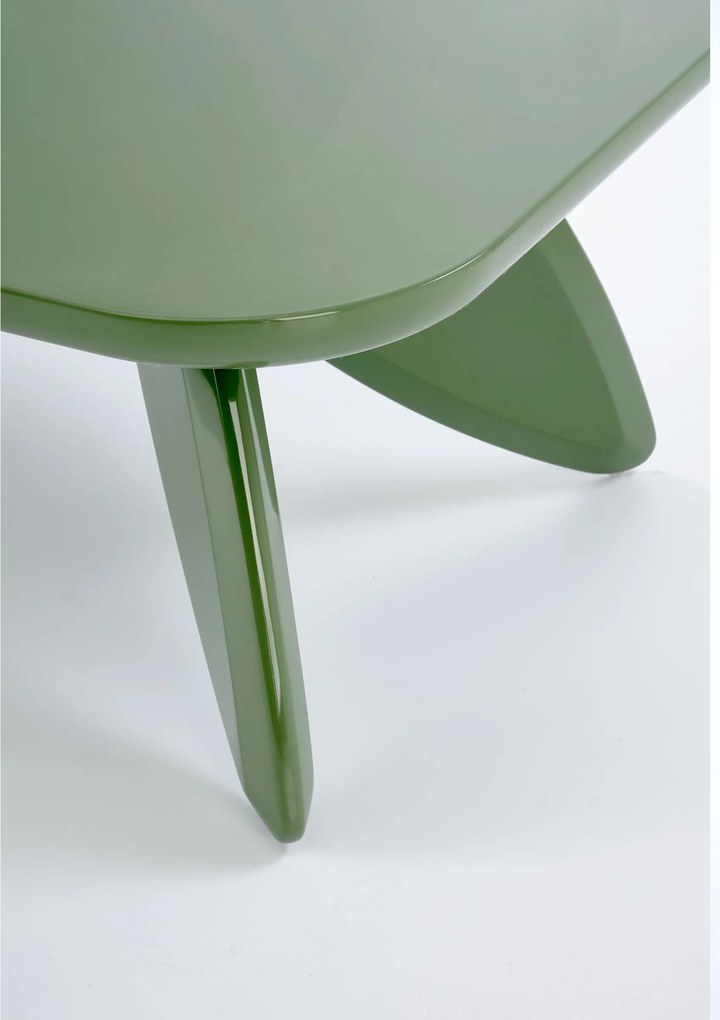 Lumis téglalap alakú dohányzóasztal 120 cm - zöld