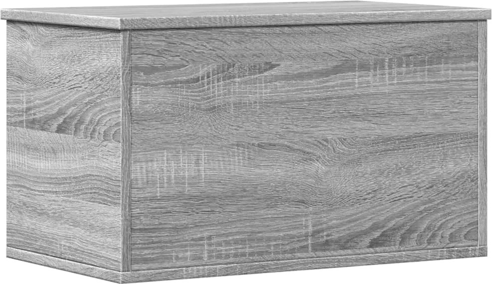 vidaXL szürke sonoma színű szerelt fa tárolóláda 60 x 35 x 35 cm