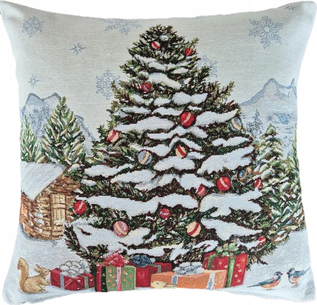 Párnahuzat karácsonyfával V26