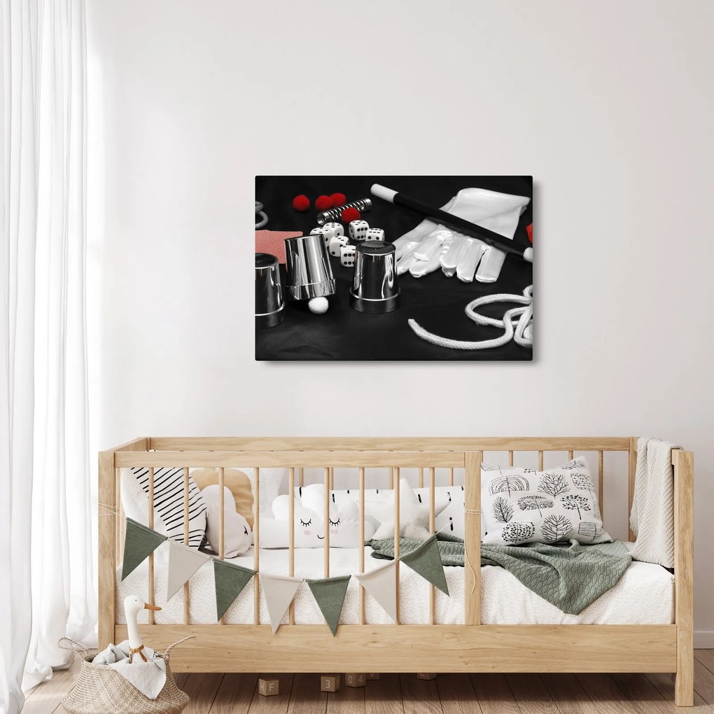 A mágus felszerelésének képe (90x60 cm)