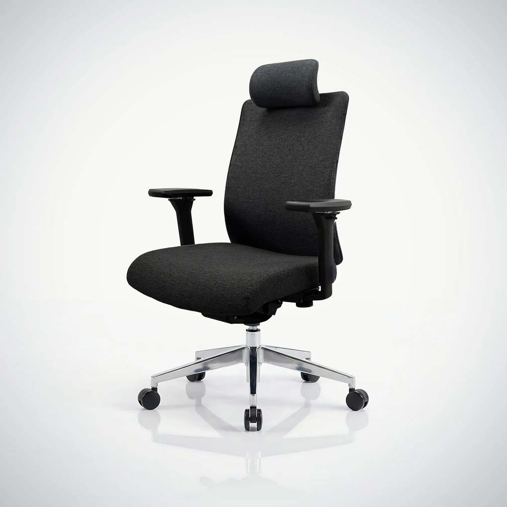 Ergonómikus, forgó irodai szék, fekete: VECTOR