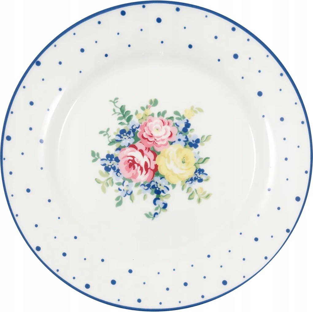 Laura White Green Gate desszertes tányér, 20,5 cm