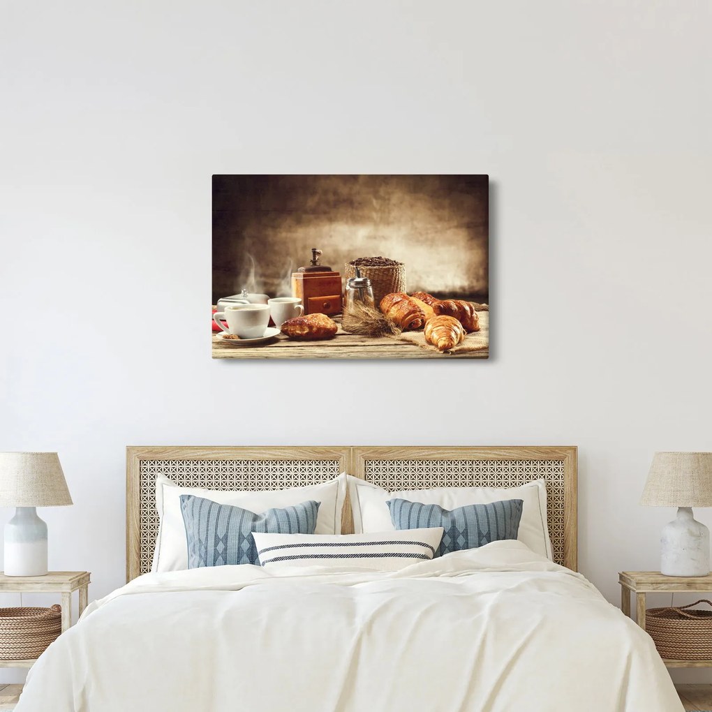 Kép - Kávé és reggeli (90x60 cm)