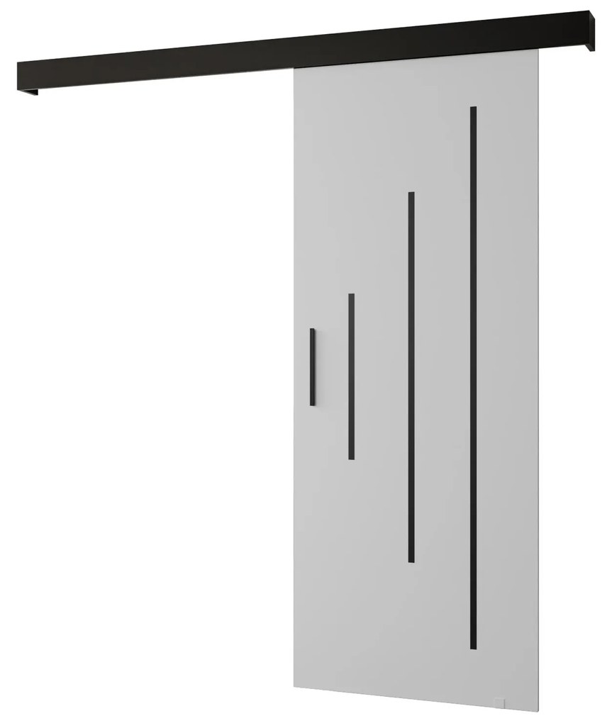 Tolóajtó 70 cm Slavdro 3 (matt fehér + matt fekete). 1108765