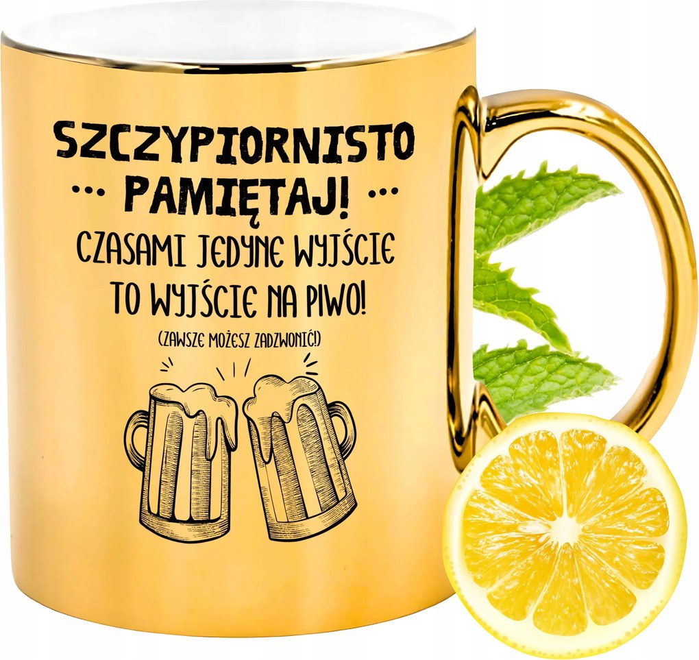 Arany Csillogó Bögre Csípős Ajándék Nyomtatott Fotóval