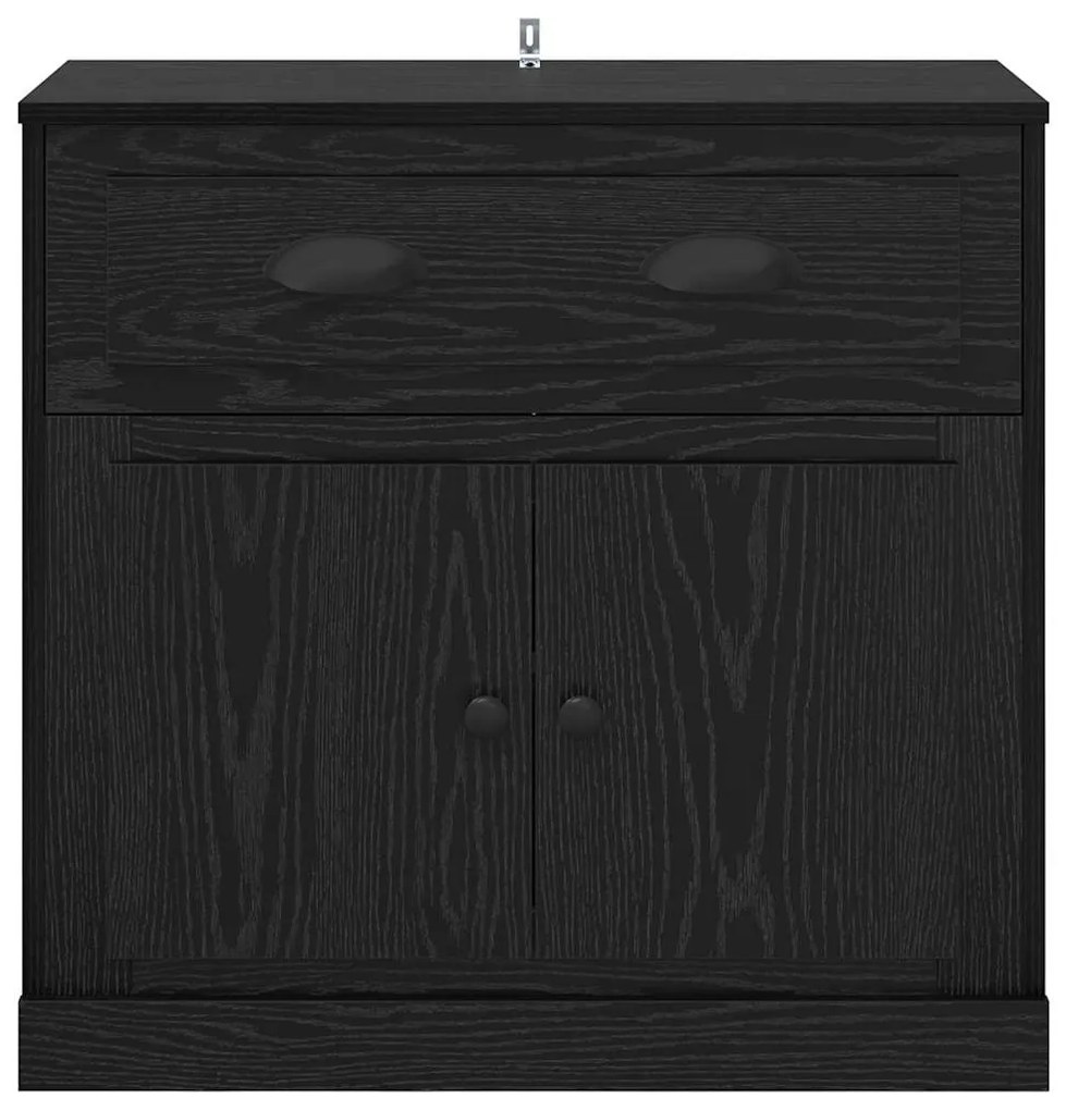 Magasfiú fiókkal Fekete tölgy 70 x 35,5 x 67,5 cm Faanyag