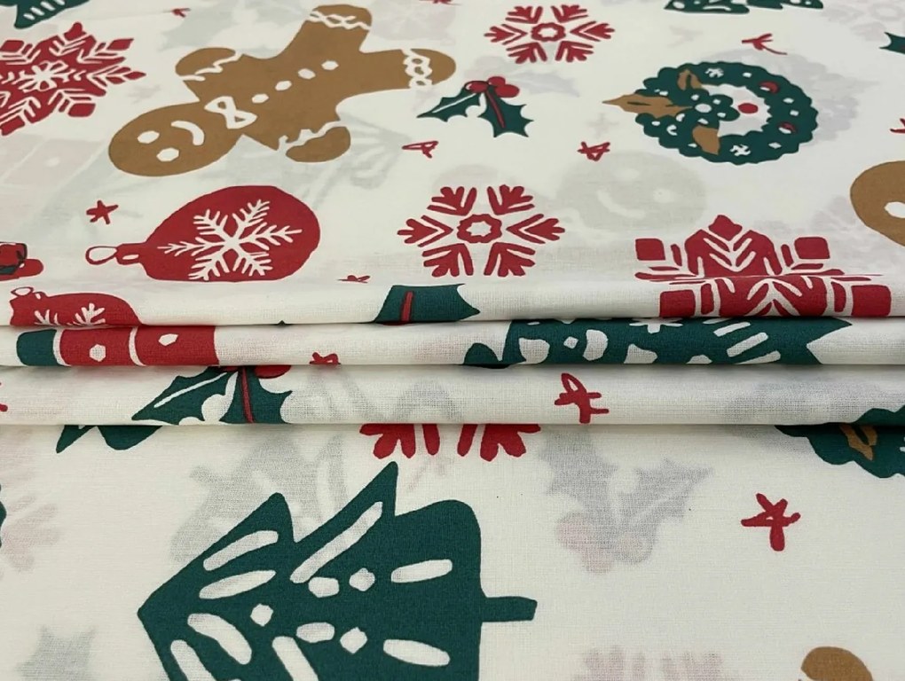 Pamut ágyneműhuzat MERRY MOOD fehér Ágyneműhuzat mérete: 70 x 90 cm | 140 x 200 cm