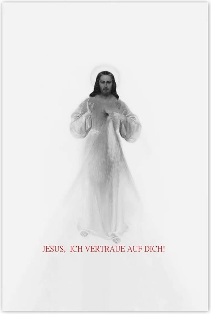 Poszterek 60x90 Jesus Ich vertraue Dich