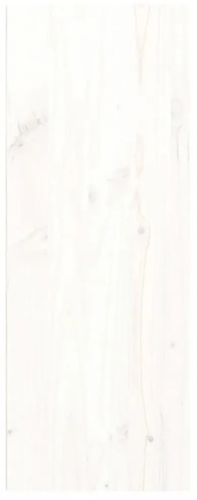 2 darab fehér tömör fenyőfa faliszekrény 30 x 30 x 80 cm