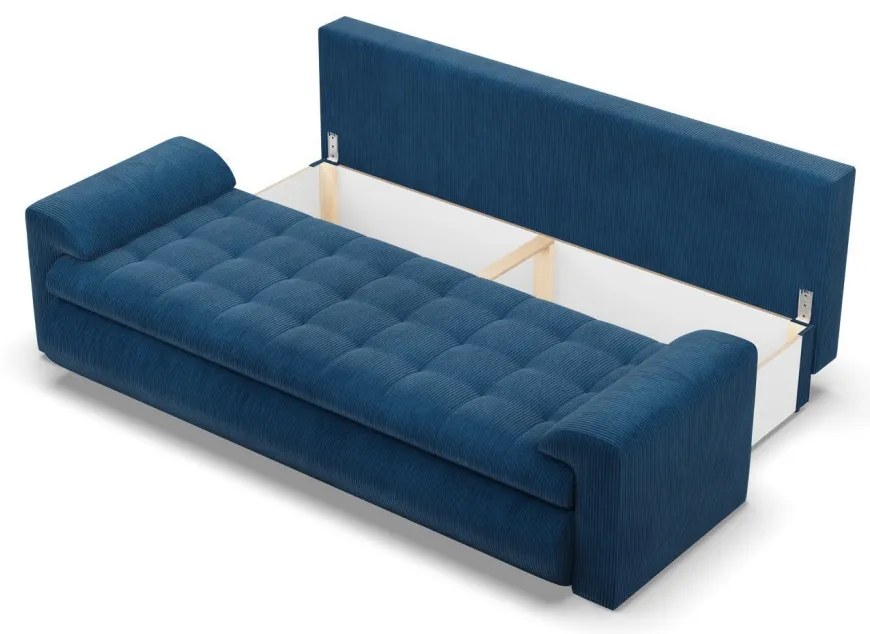 Tokio kanapéágy, kordbársony, kék