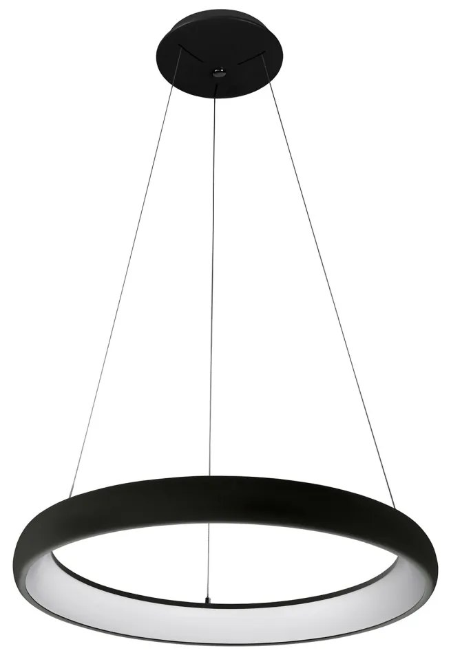 ITALUX 5280-850RP-BK-3 ALESSIA Modern Led Függesztett Lámpa Fehér, Fekete LED IP20