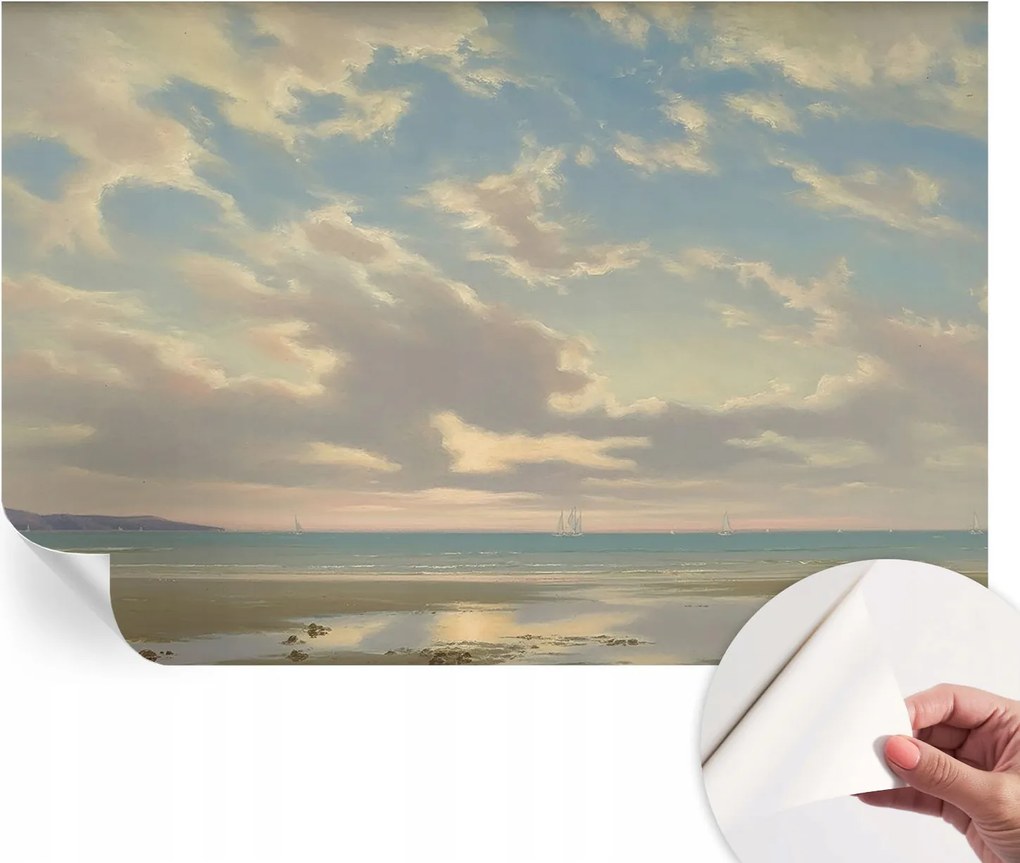 Dekoratív öntapadós fotótapéta Hálószobába Csendes part 104x70 cm