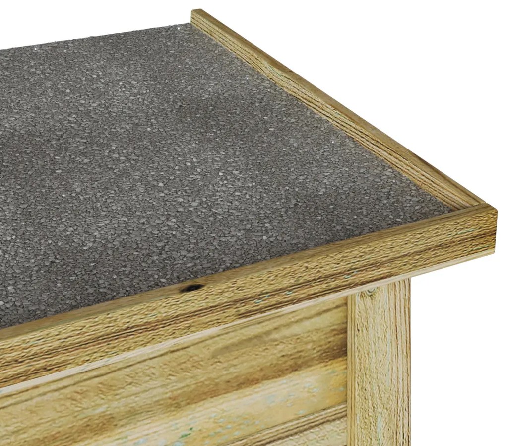 Tároló doboz 44x119x57 cm impregnált fenyő