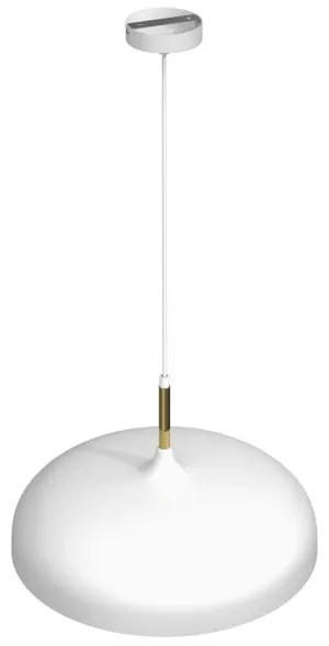 Brilagi - Csillár zsinóron ABRAHAM 1xE27/60W/230V átm. 45 cm fehér