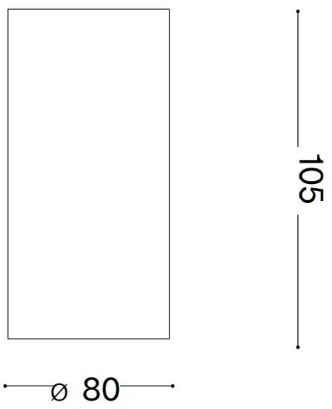Ideal Lux - LED Spotlámpa NITRO LED/10W/230V átm. 8 cm CRI 90 fehér