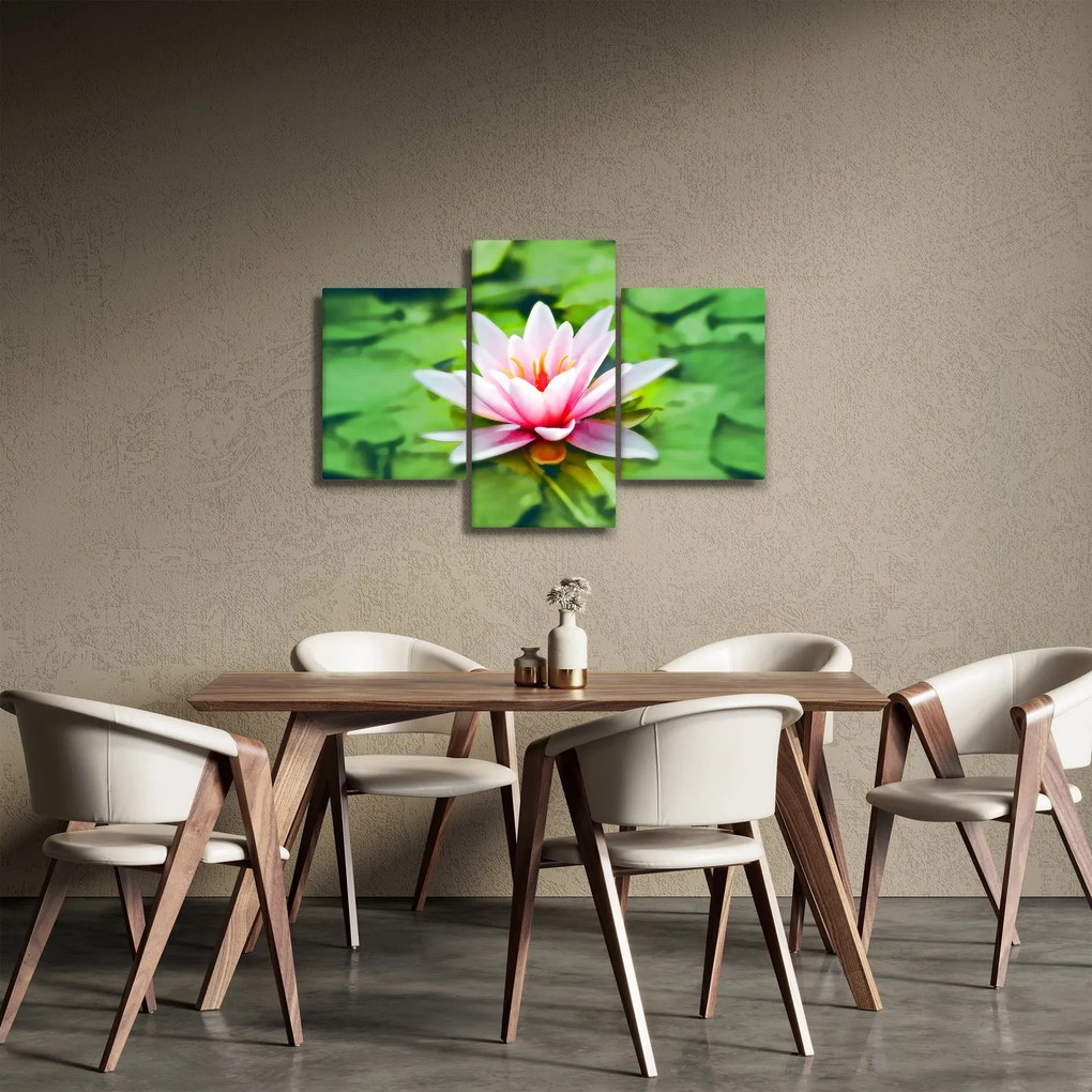 A tavirózsa képe a felszínen (90x60 cm)