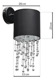 Fali lámpa ALMERIA 1xE27/60W/230V