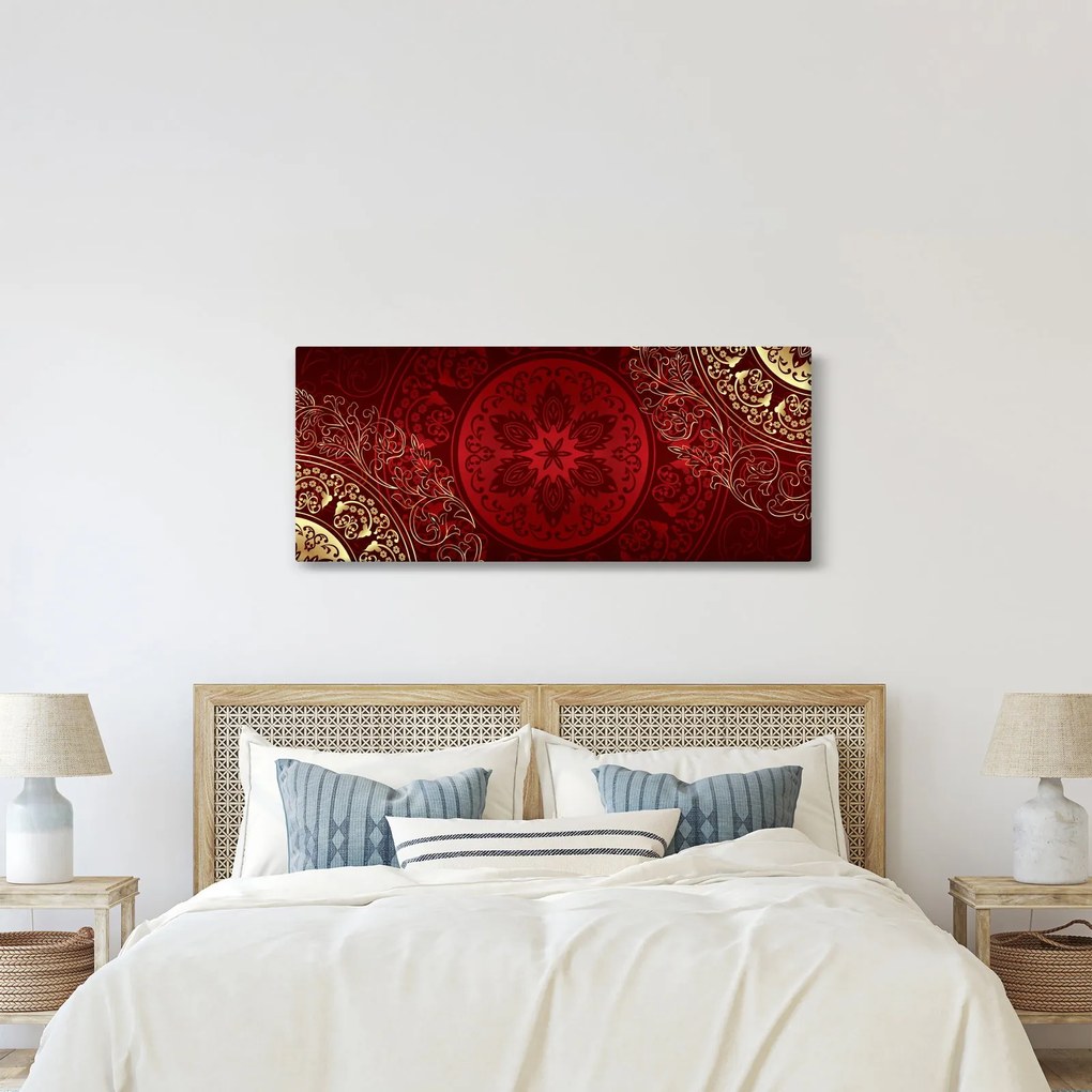 Kép - Arany mandalák (120x50 cm)