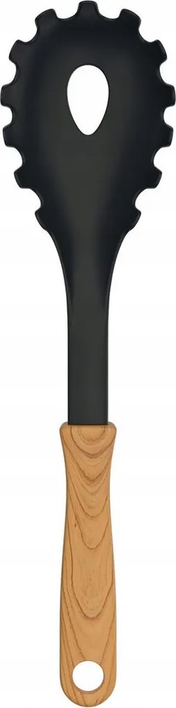 Ernesto Tészta spagetti kanál, fa színű fogantyúval (34/C-84)