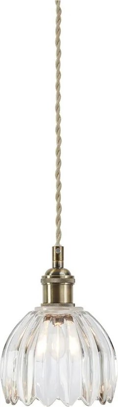 Fém függőlámpa üveg búrával ø 13 cm Gota – Markslöjd